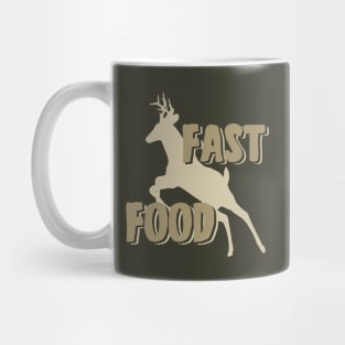 fast food deer hunting Mug